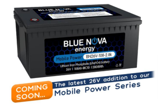 Blue Nova Mobile Power 13V Lithium-Ion Phosphate Battery