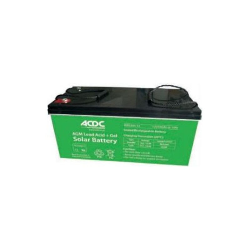 ACDC Dynamics 12VDC/250Ah Lead Acid and Gel Solar Battery